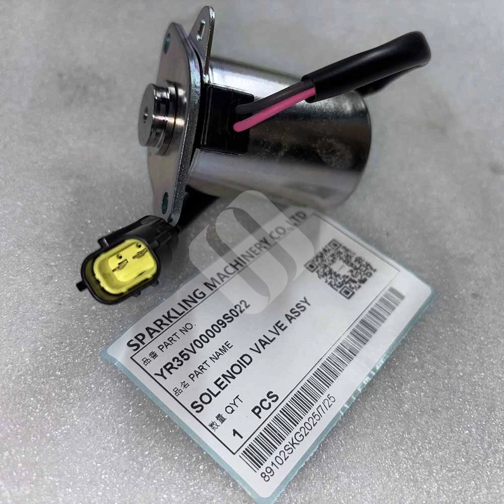 KOBELCO EXCAVATOR PARTS MADE IN CHINA NEW YR35V00009S022 SOLENOID VALVE ASSY SPARKLING MACHINERY KOBELCO EXCAVATOR PARTS MADE IN CHINA NEW YR35V00009S022 SOLENOID VALVE ASSY SPARKLING MACHINERY