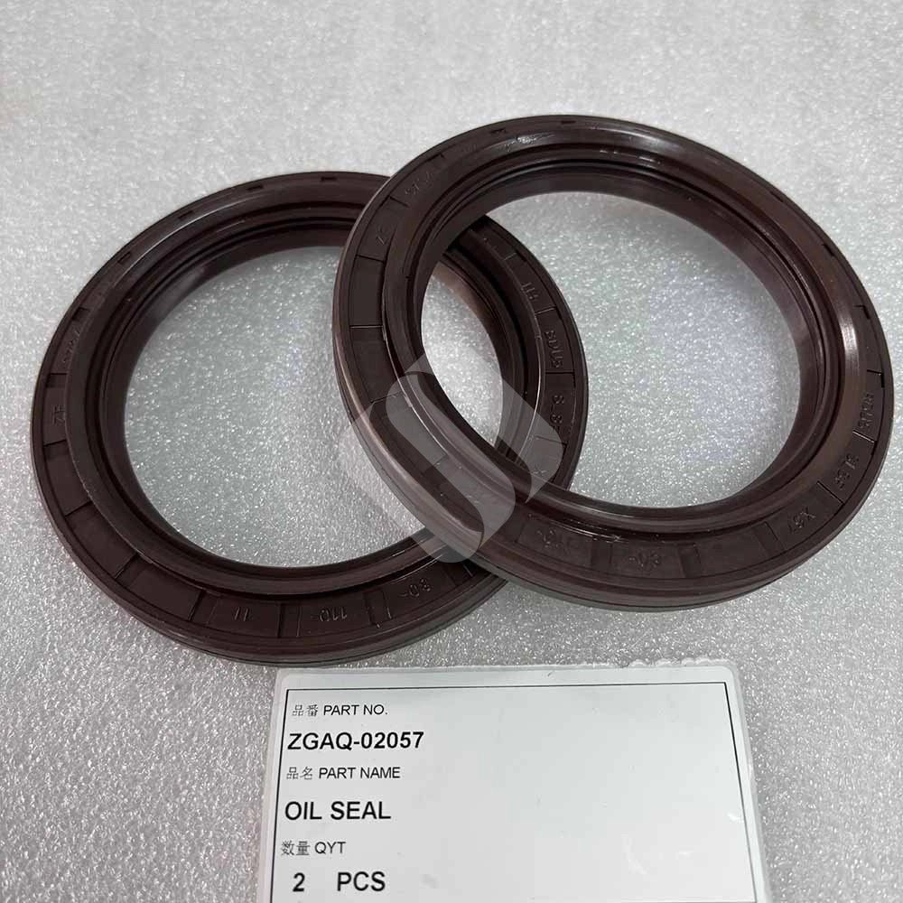 ZGAQ-02057 Oil Seal for Hyundai Wheeled Excavators R140W-7 R140W-9 R170W-7 HW140 HW160 ZGAQ-02057 High-Quality Oil Seal for Hyundai R140W R170W HW140