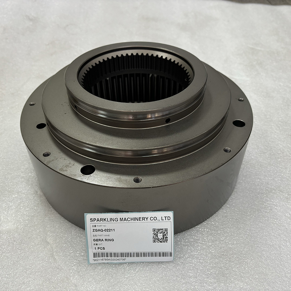 ZGAQ-02211 gear ring, ZGAQ-02224 carrier planet, Hyundai excavator final drive parts, R170W-7 transmission gear, R210W-9S wheel excavator components, SPARKLING MACHINERY parts