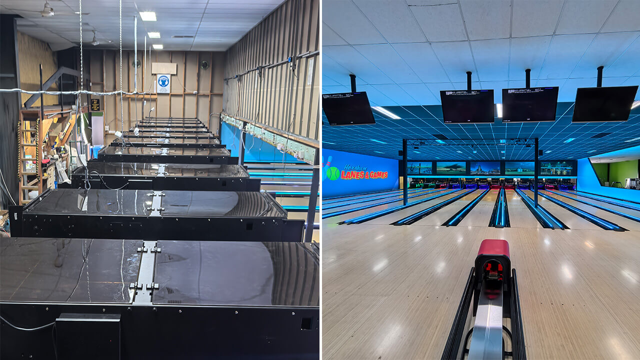bowling alley lane