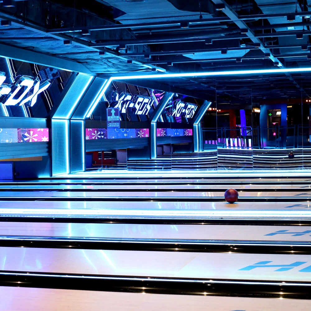 Flying Bowling - equipamento para pista de boliche comercial Flying Bowling - equipamento comercial para pista de boliche