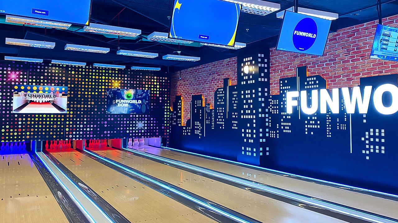 Flying Bowling - pista de boliche residencial personalizada