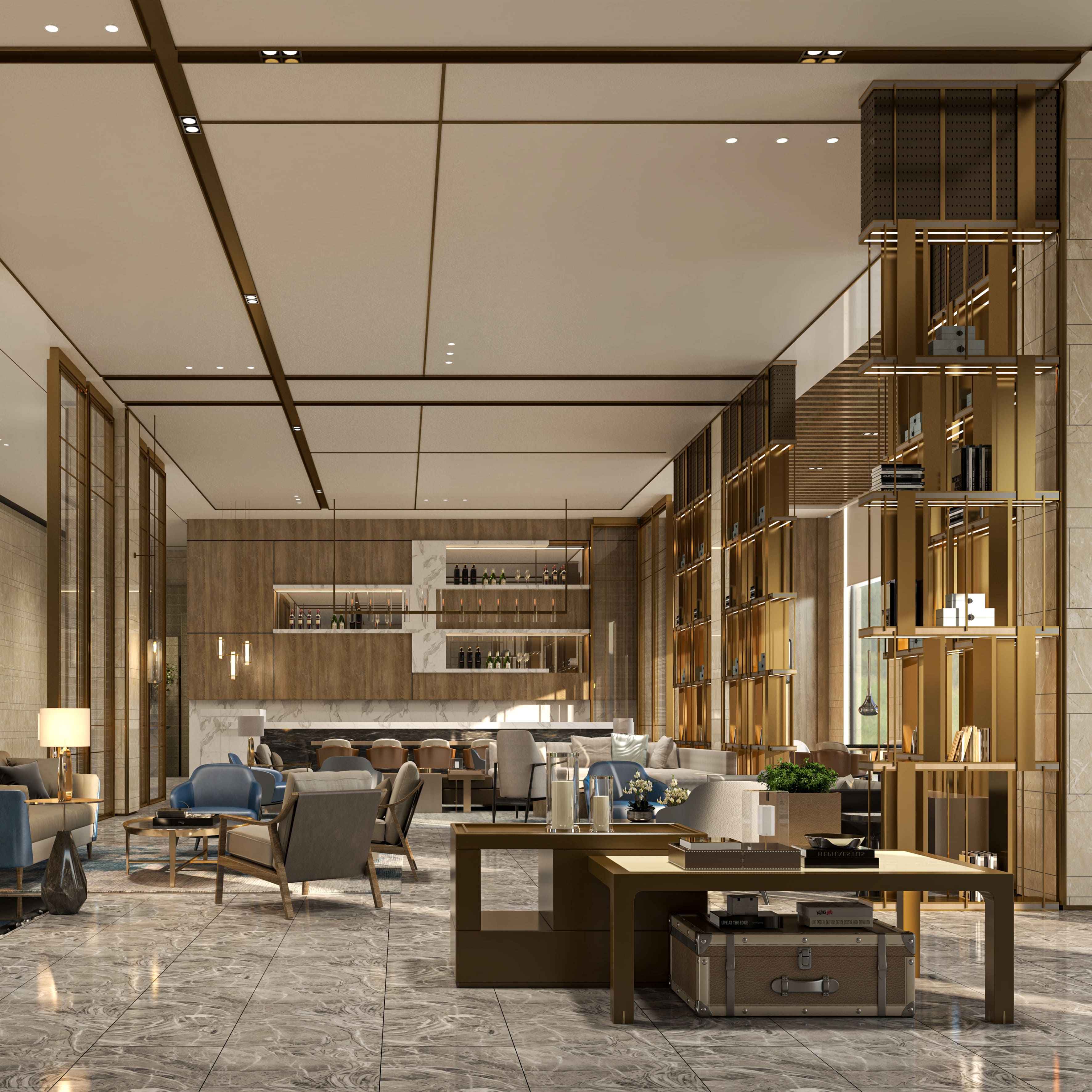 Lobby 3 renderings - MINGSUN
