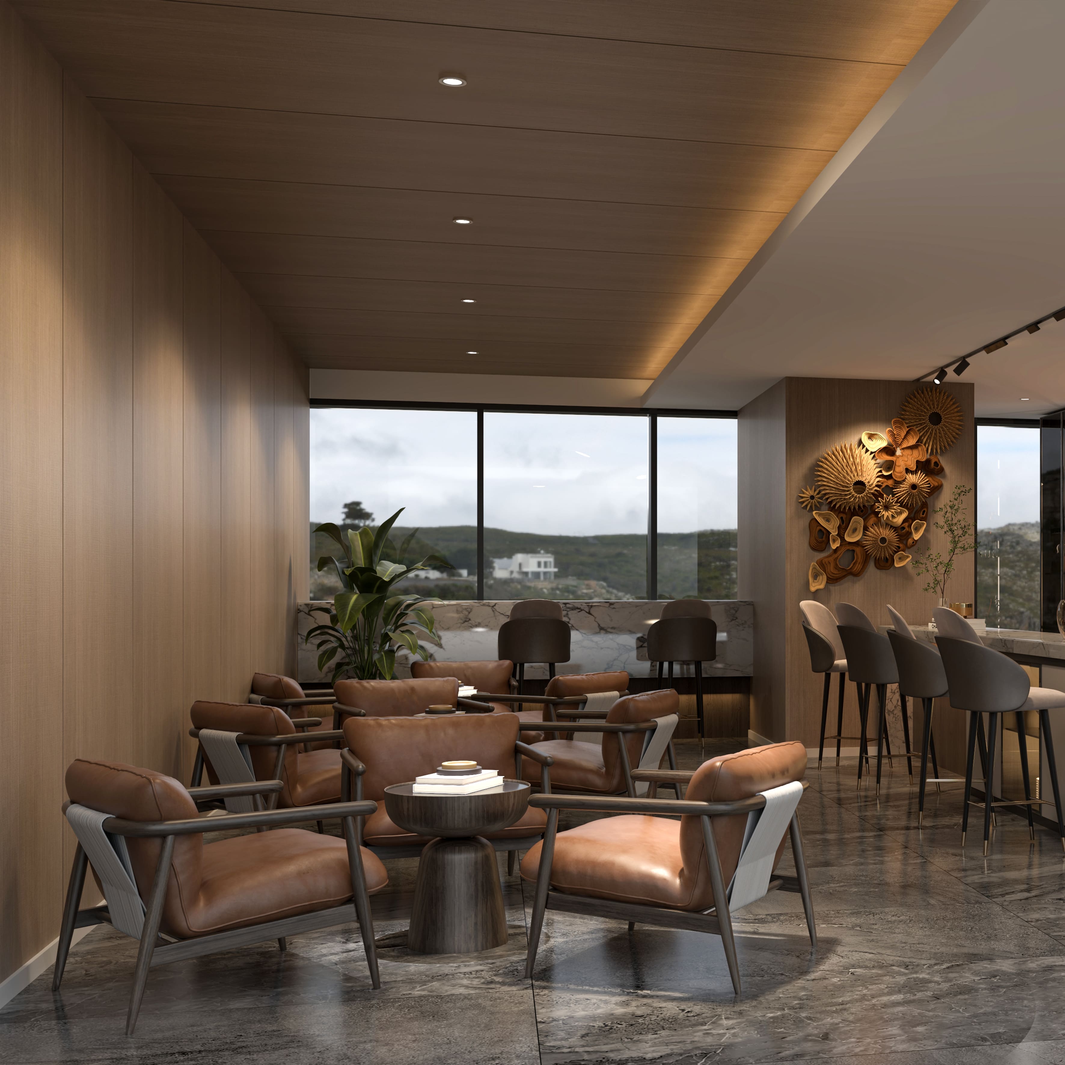 Luxury Hotel Bar Furniture Set - MINGSUN