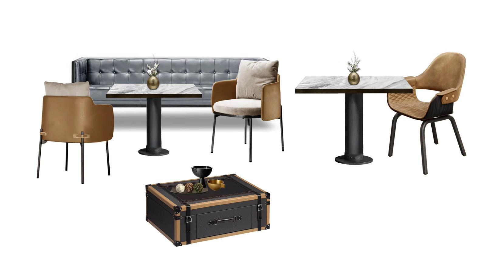 modern-luxury-hotel-restaurant-furniture-set-with-tufted-sofa-armchairs-marble-tables-and-trunk-coffee-table modern-luxury-hotel-restaurant-furniture-set-with-tufted-sofa-armchairs-marble-tables-and-trunk-coffee-table