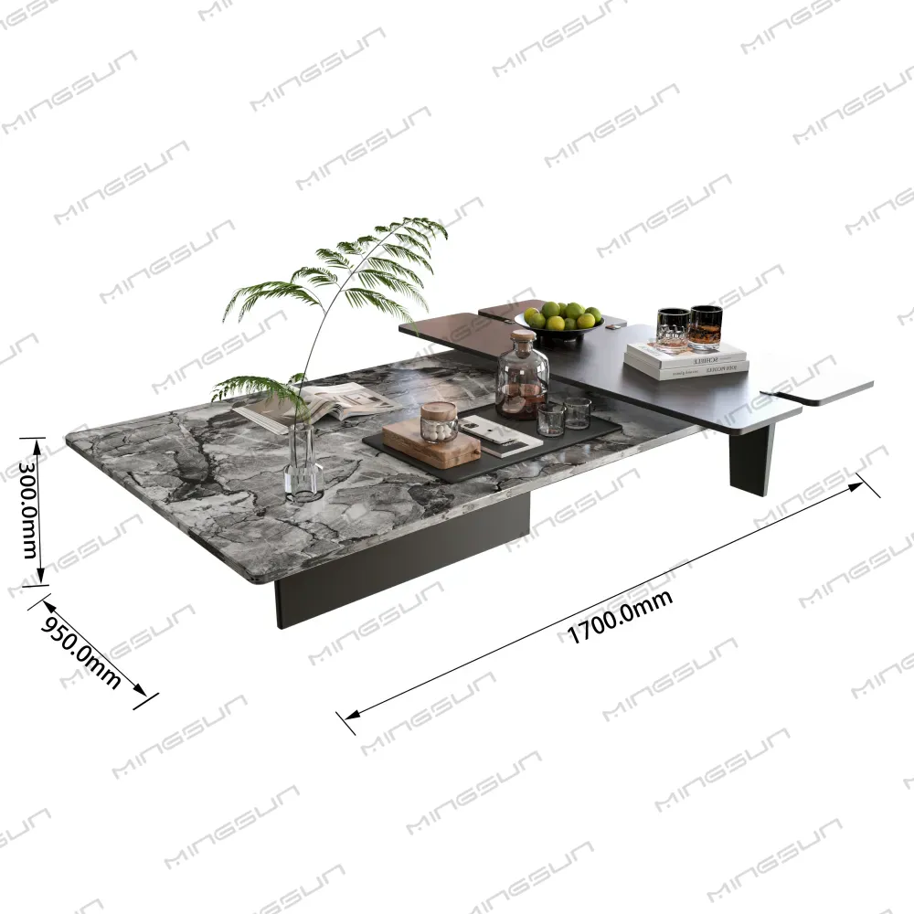 1700mm custom size marble display table for boutique hotel reception - MINGSUN 1700mm custom size marble display table for boutique hotel reception - MINGSUN