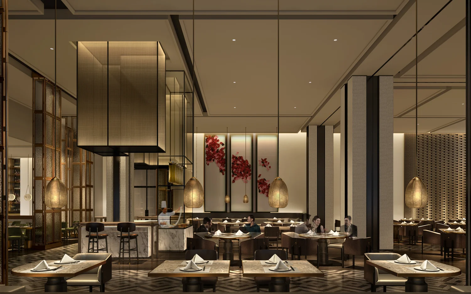 洛杉矶圣加百利喜来登酒店餐厅2