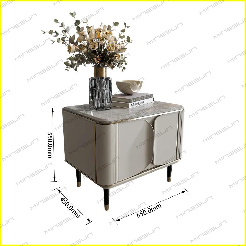 550mm-tall-designer-nightstand-with-dimensions-for-commercial-hotel-room-use - MINGSUN