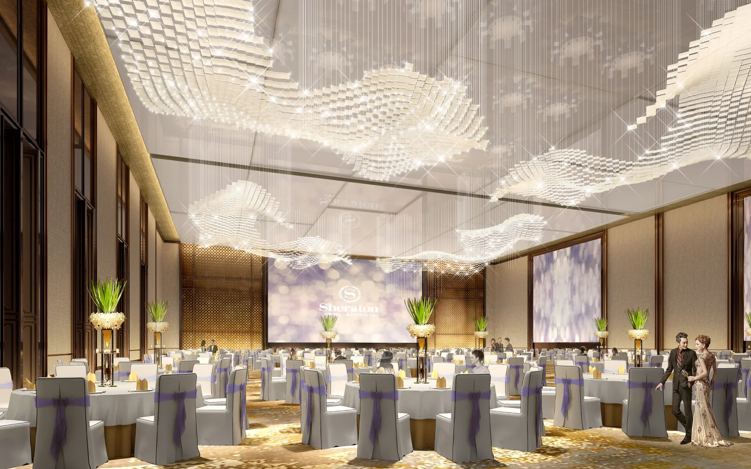 洛杉矶圣加百利喜来登酒店宴会
