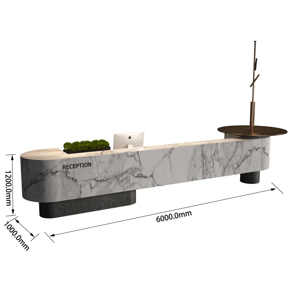 6m-luxury-hotel-reception-desk-dimensions-1200mm-height-1000mm-depth-white-marble-front-counter-design - MINGSUN