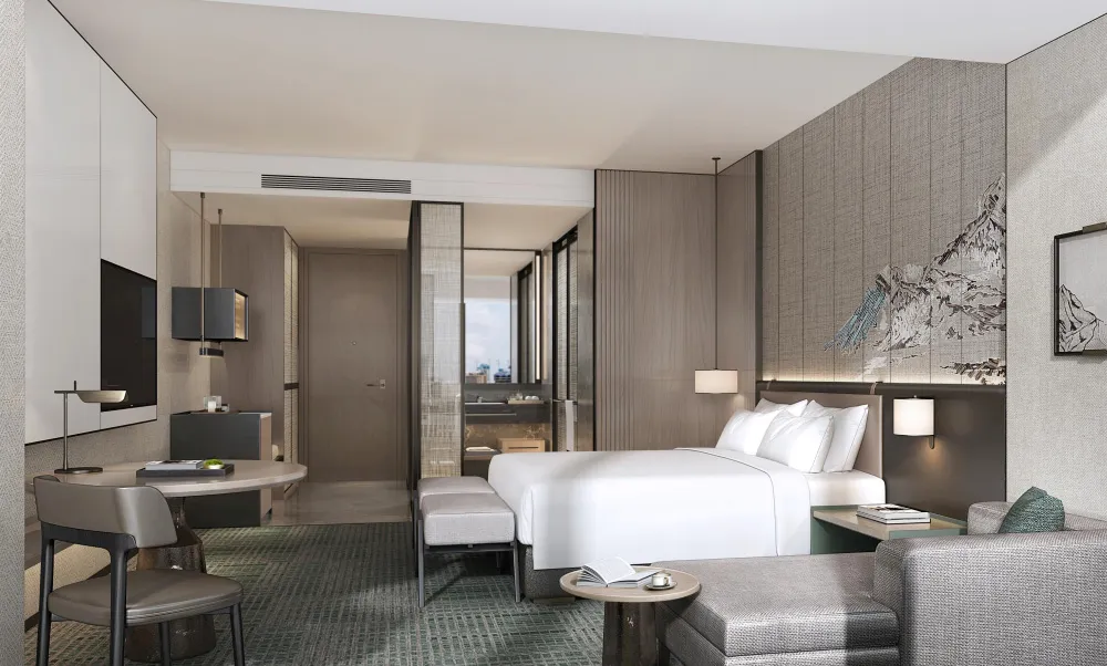 Guest room rendering