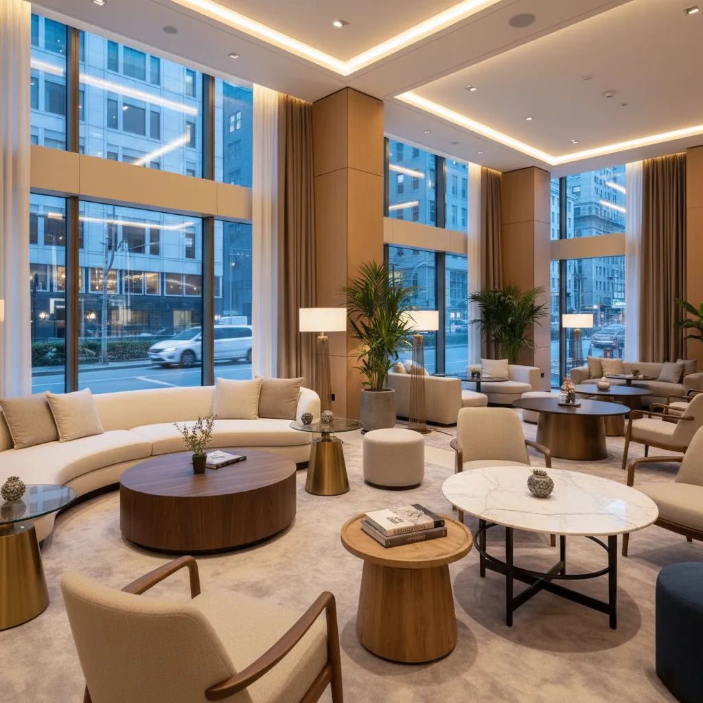 Round Coffee Tables - MINGSUN