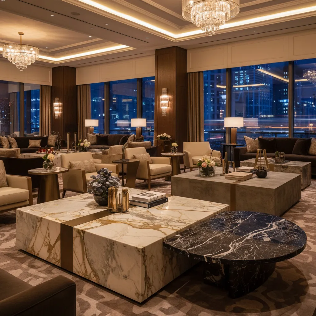 Stone & Marble Coffee Tables - MINGSUN