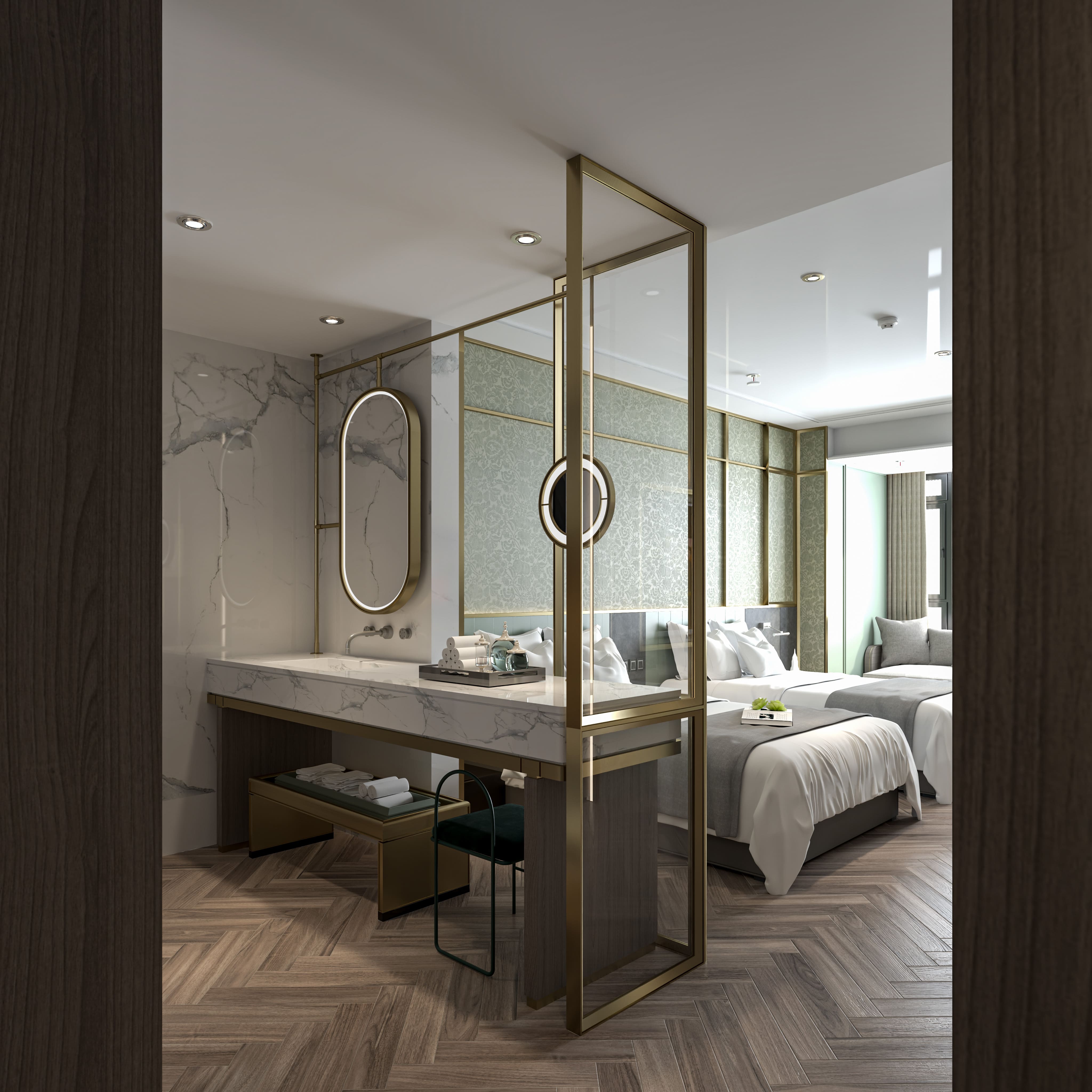 Mingsun Luxury Custom Hotel Guestroom Furniture Collection – Modern Neo-Luxury Full-Suite Solutions - MINGSUN