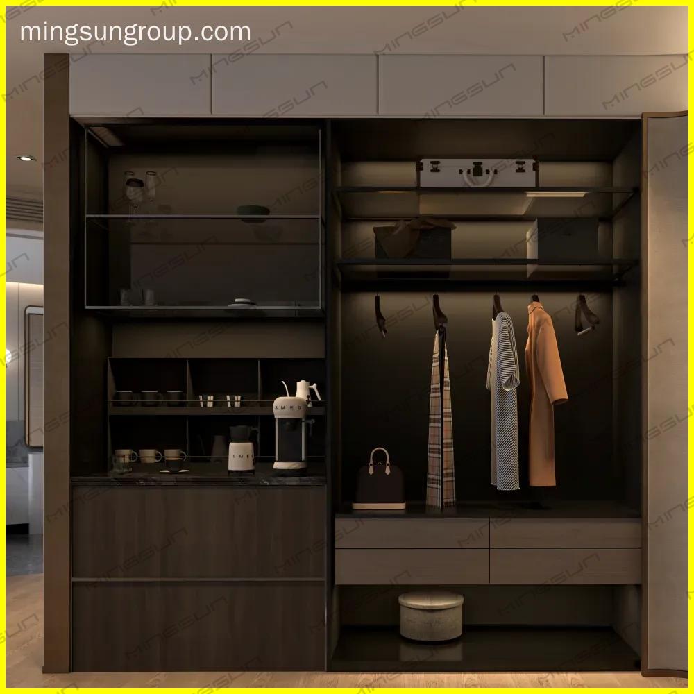 customized oem dressing room wardrobe design Top Quality New Modern Home Customized Wardrobe Design for Dressing Room Walk in Closet