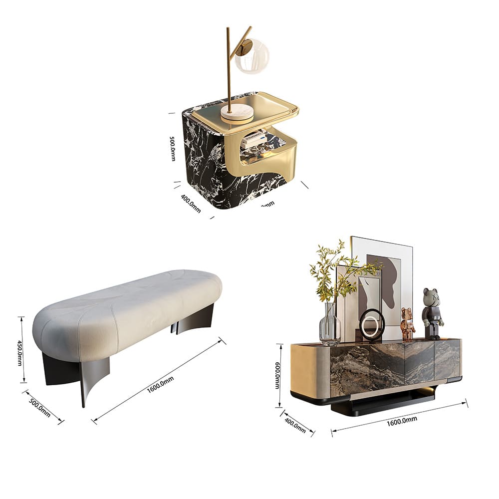 Mingsun Contemporary Luxury Bedroom Furniture Collection – Artistic Design Meets Functional Elegance (8)