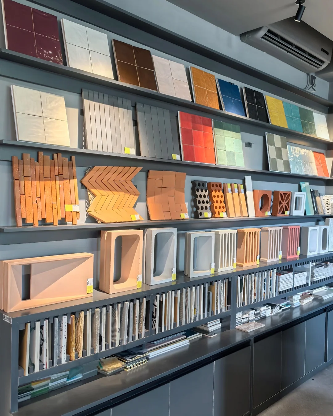 ceramic-tile-samples-wall-display-with-3d-textured-and-colorful-options-for-hotel-lobbies