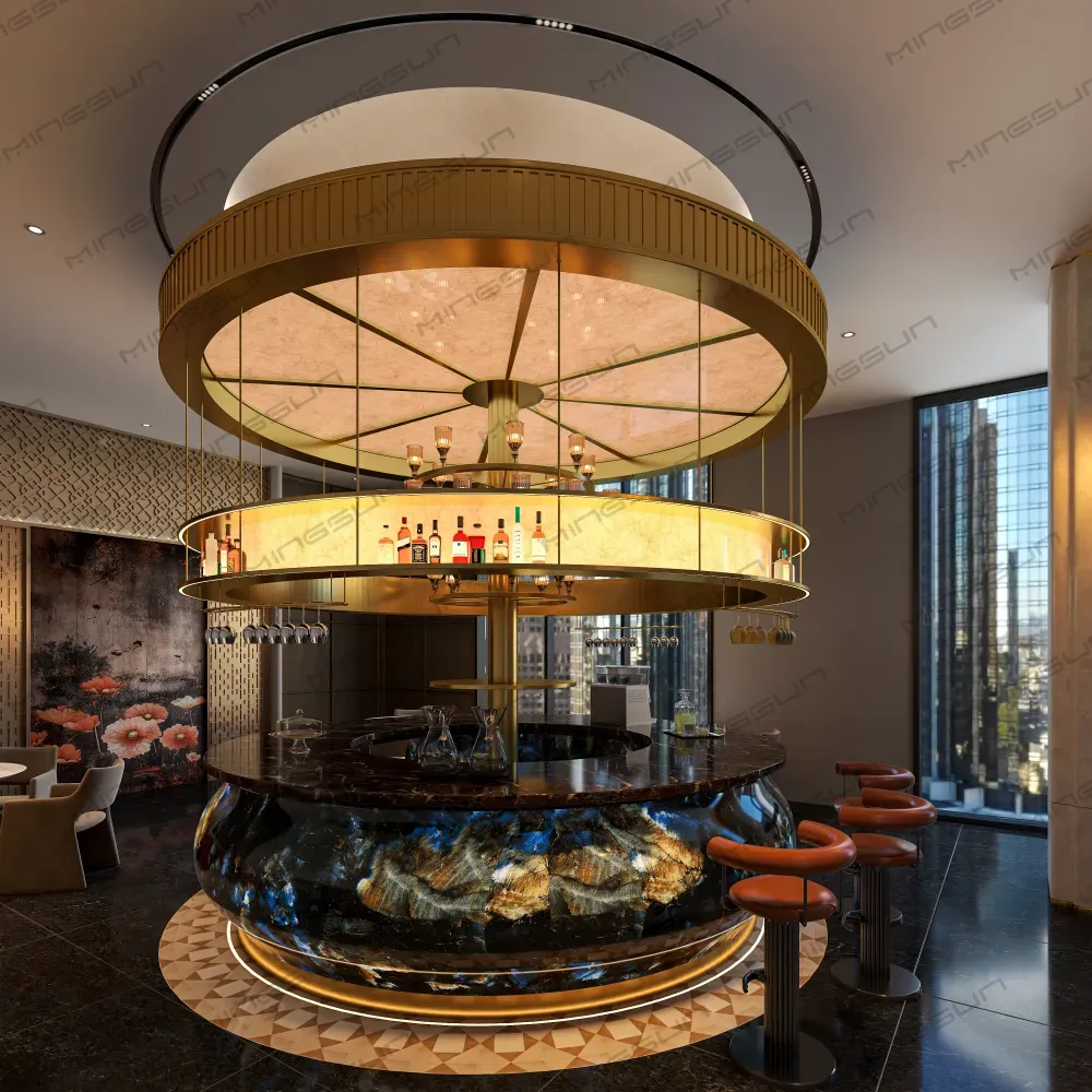 city-view-high-rise-hotel-round-bar-scene-exclusive-f-and-b-furniture-design - MINGSUN city-view-high-rise-hotel-round-bar-scene-exclusive-f-and-b-furniture-design - MINGSUN
