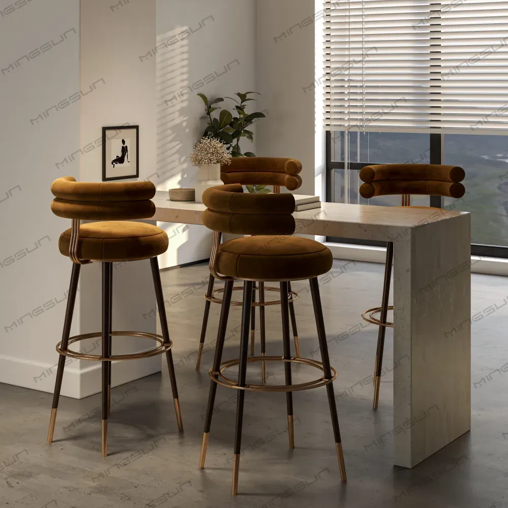 كرسي مرتفع مناسب للمقاهي والمطاعم الراقية - مينغسون كرسي مرتفع مناسب للمقاهي والمطاعم الراقية - مينغسون