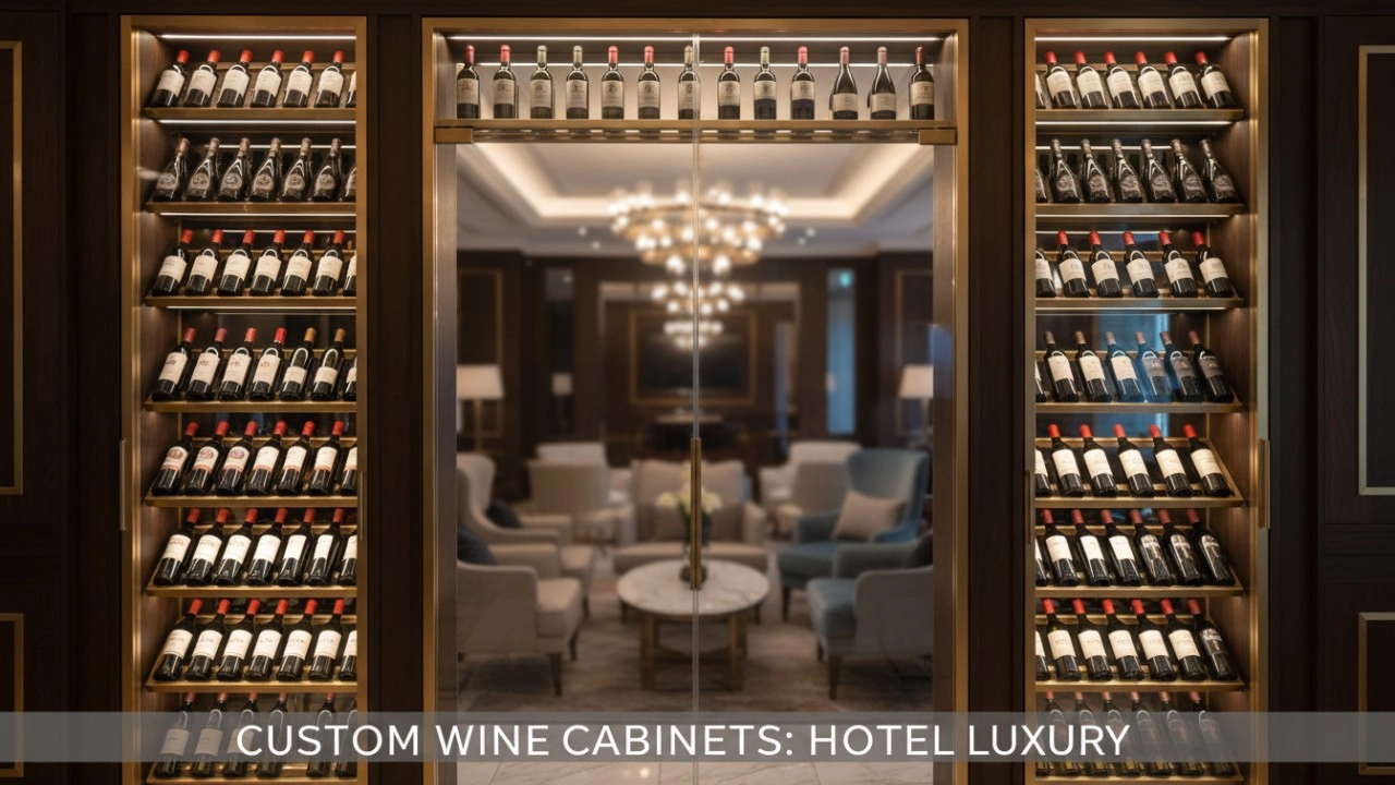 custom wine cabinets hotel - MINGSUN