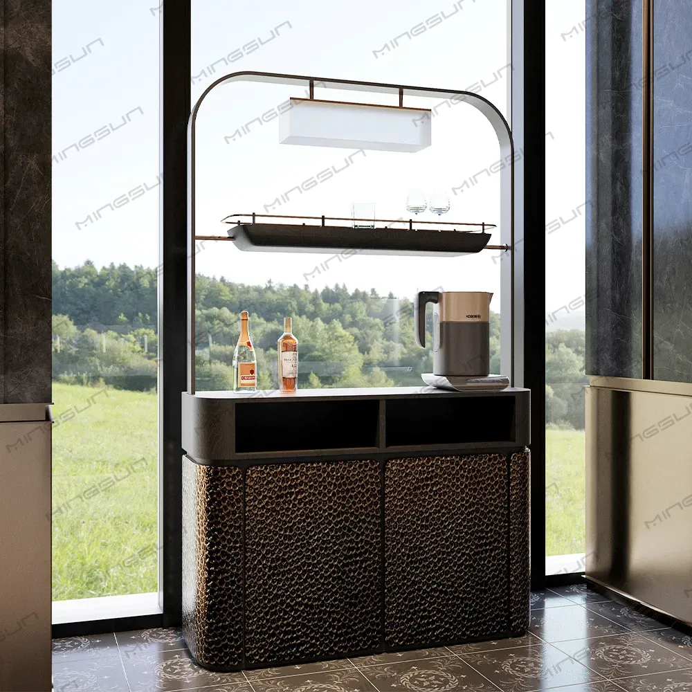 elegant-luxury-hotel-mini-bar-placed-by-window-with-natural-scenic-view - MINGSUN