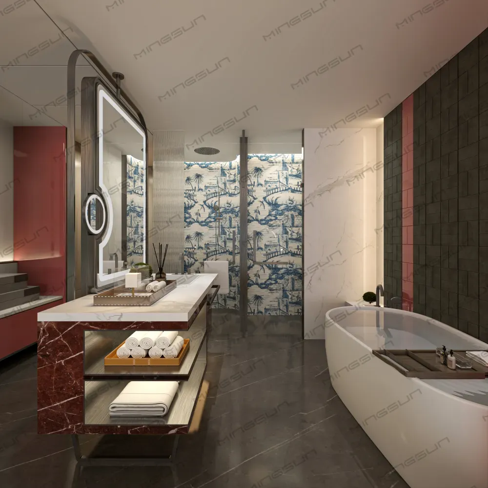 five-star-suite-bathroom-full-view-marble-vanity-bathtub-luxury-interior-design-wet-area-furnishing-commercial-project - MINGSUN five-star-suite-bathroom-full-view-marble-vanity-bathtub-luxury-interior-design-wet-area-furnishing-commercial-project - MINGSUN