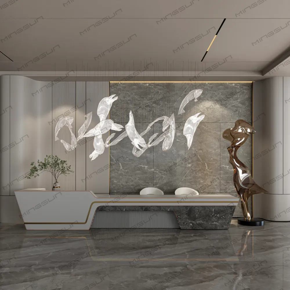 grand-hotel-lobby-with-minimalist-reception-desk-and-artistic-sculpture - MINGSUN