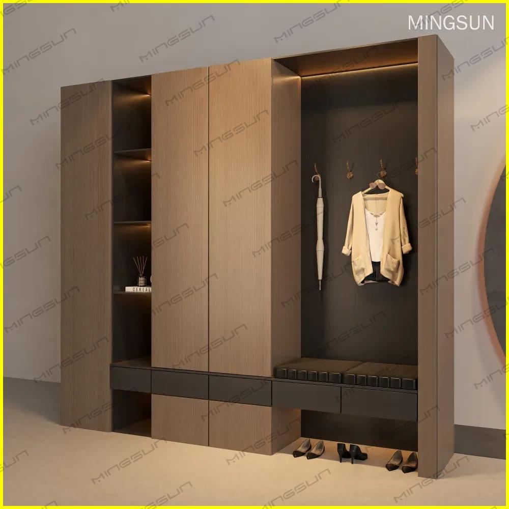 high end entrance console table for 5 star hotel lobby with sculptural gold pedestal - MINGSUN