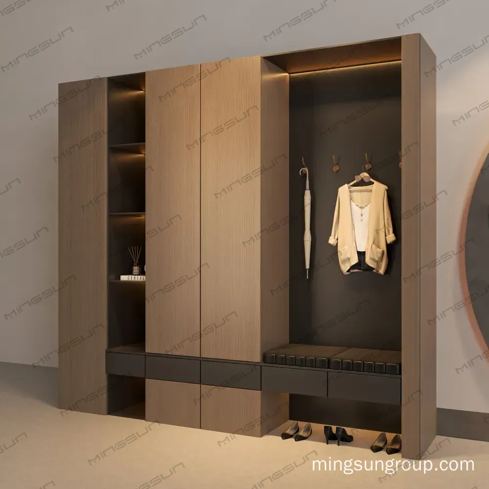 high end entrance console table for 5 star hotel lobby with sculptural gold pedestal - MINGSUN