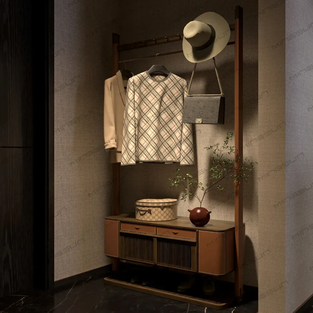 high-end-hotel-entryway-unit-with-hanging-space-and-shoe-storage-for-organized-guest-area - MINGSUN high-end-hotel-entryway-unit-with-hanging-space-and-shoe-storage-for-organized-guest-area - MINGSUN