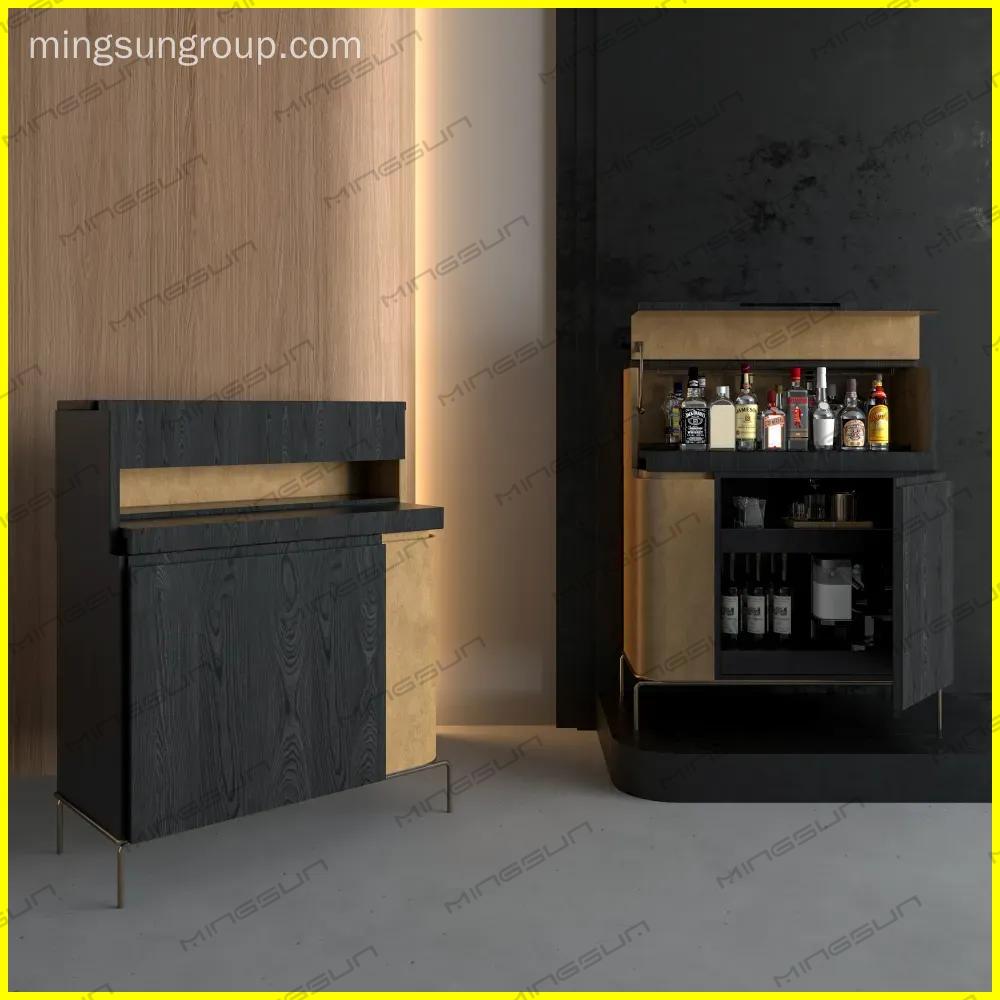 high-end-hotel-room-bar-unit-with-open-storage-and-ambient-lighting - MINGSUN