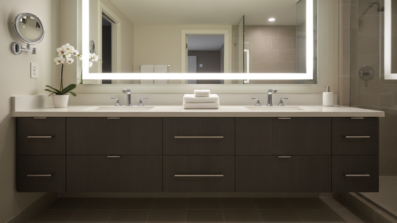 hotel bathroom sink cabinets