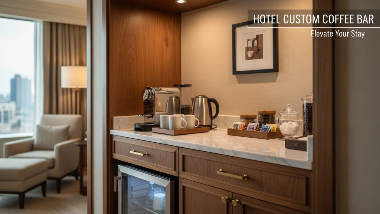 hotel custom coffee bar cabinet - MINGSUN