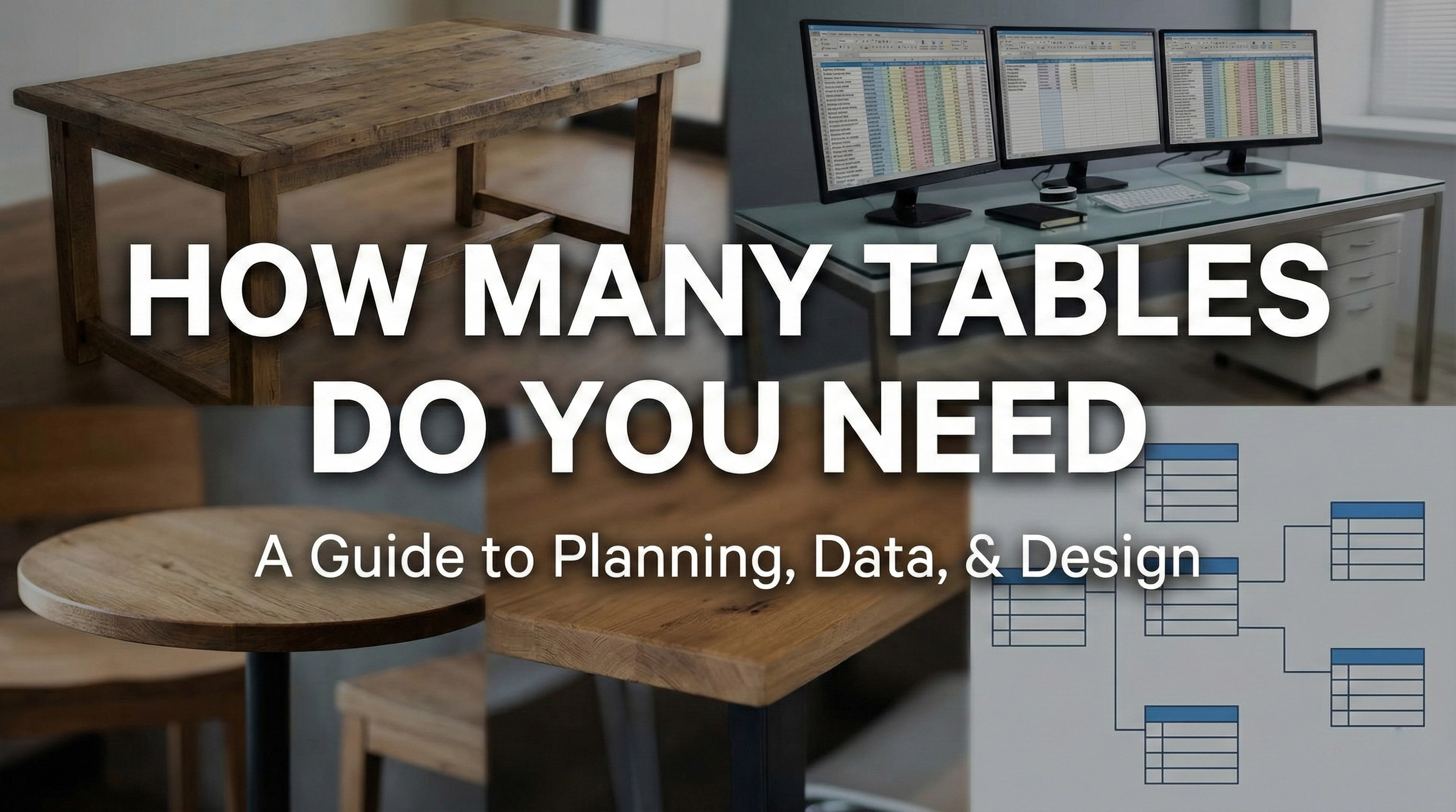 كم عدد الطاولات التي تحتاجها؟ - مينغسون