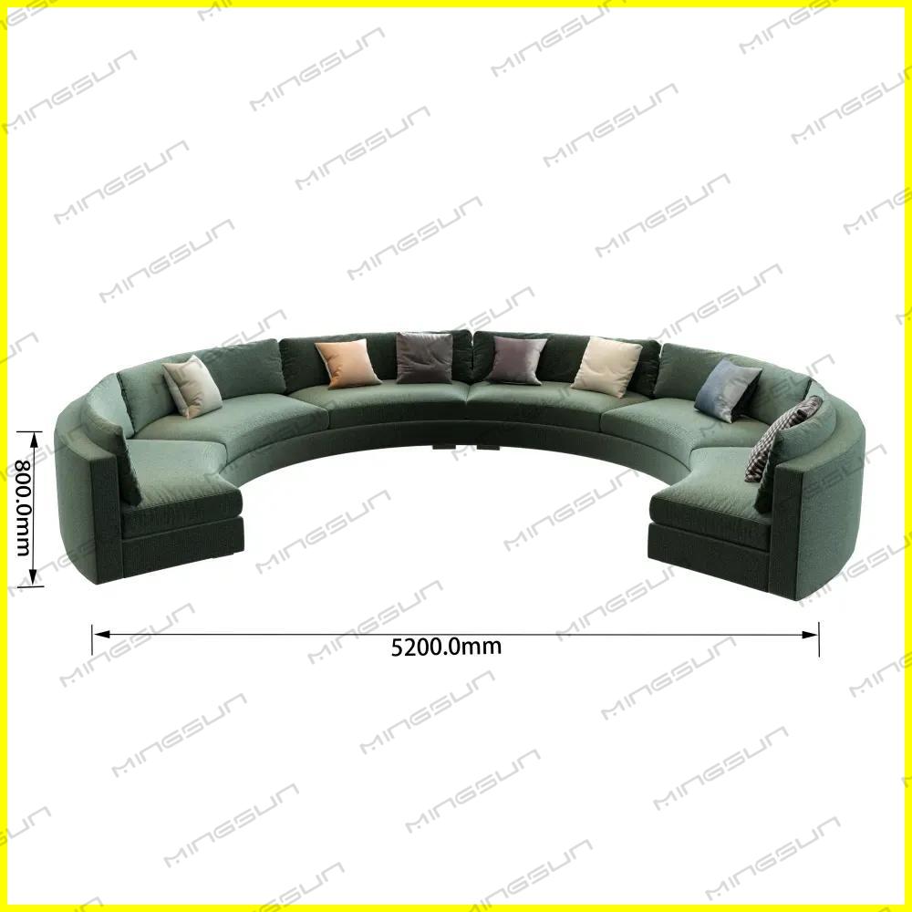 large-curved-green-sofa-for-hotel-lobby-or-lounge-area 2 - MINGSUN