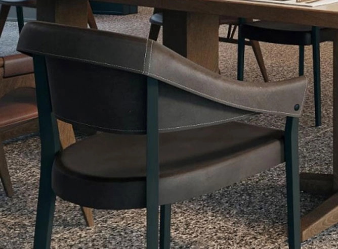leather-restaurant-chairs - MINGSUN