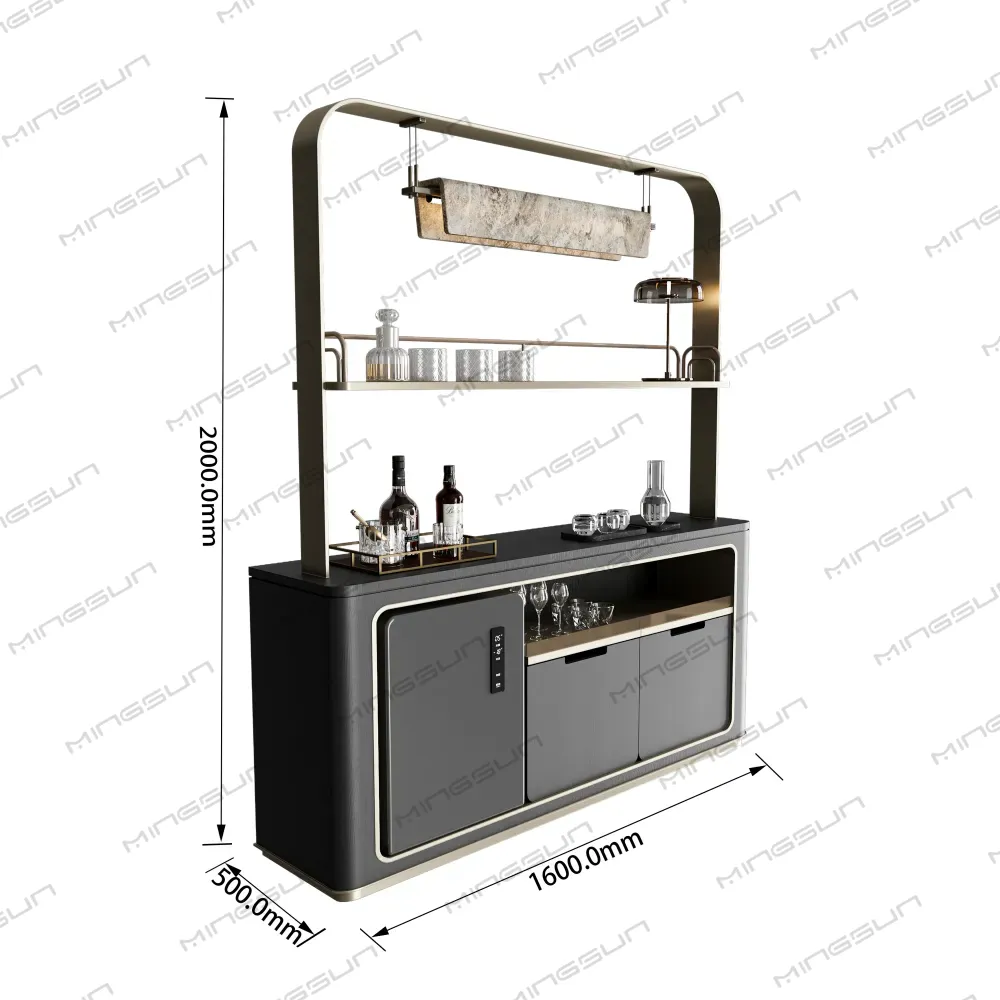 luxury-bar-cabinet-with-integrated-cooler-and-open-shelves-hotel - MINGSUN luxury-bar-cabinet-with-integrated-cooler-and-open-shelves-hotel - MINGSUN