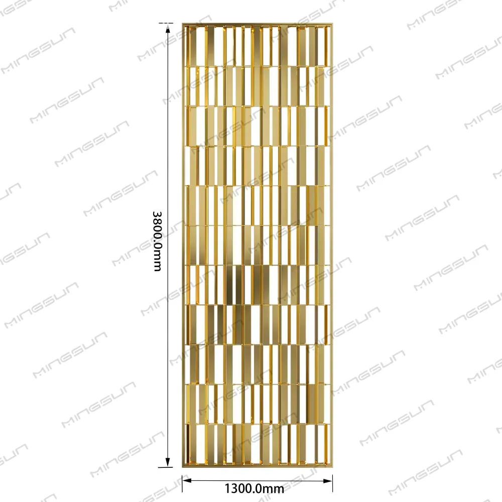 luxury-gold-metal-room-divider-dimensions-3800mm-height-for-high-end-hotel-and-commercial-spaces - MINGSUN