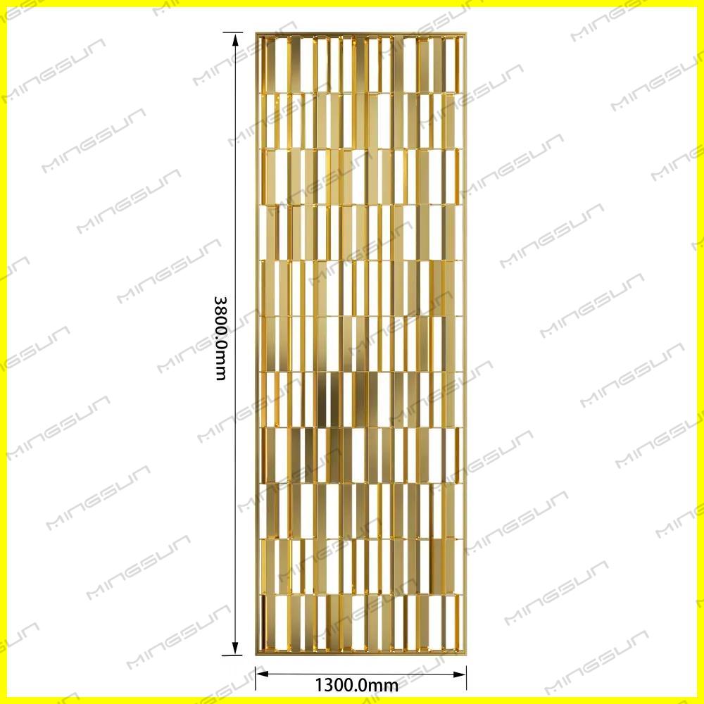 luxury-gold-metal-room-divider-dimensions-3800mm-height-for-high-end-hotel-and-commercial-spaces - MINGSUN