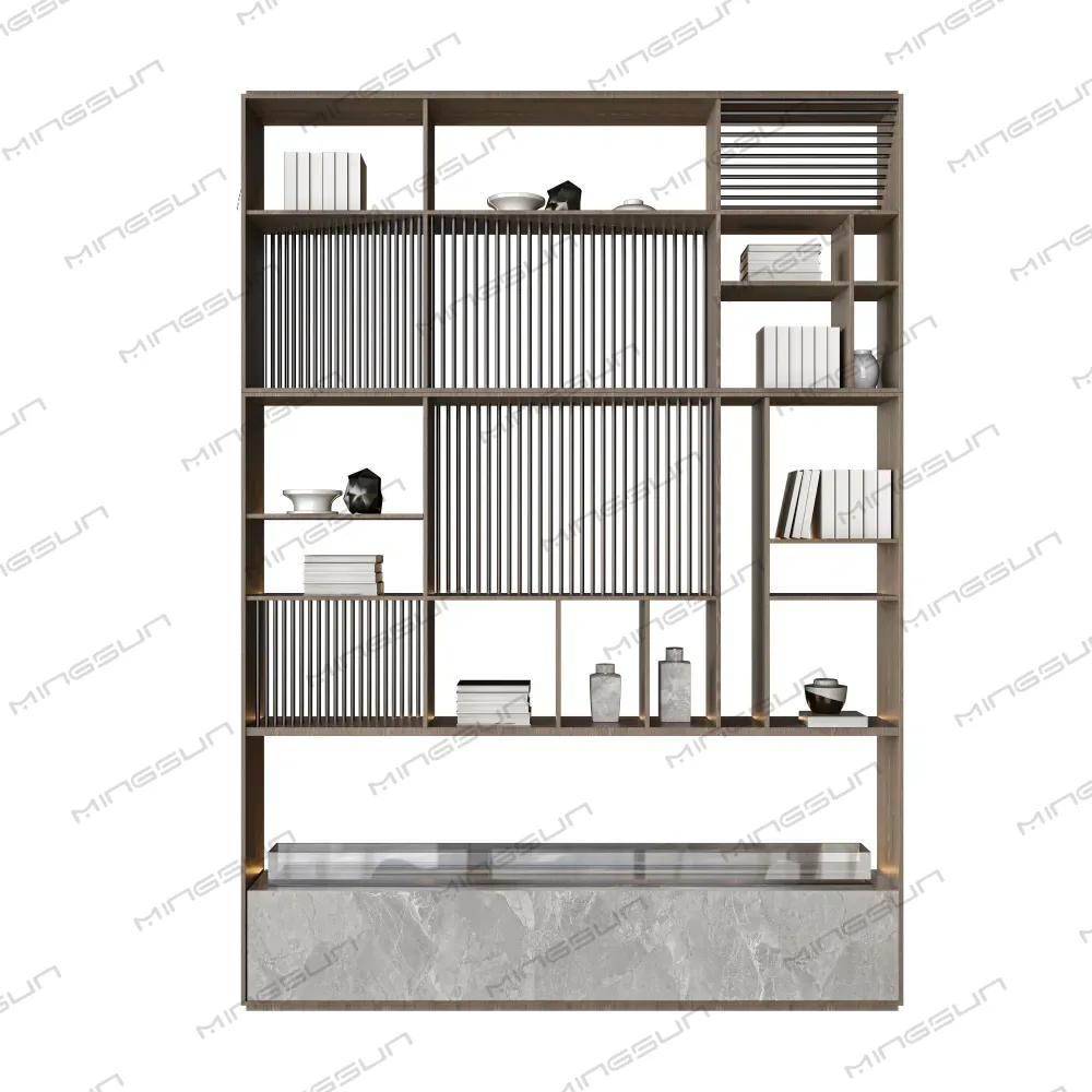 luxury-hotel-display-unit-with-led-lit-shelves-and-textured-marble-finish-for-lobbies - MINGSUN luxury-hotel-display-unit-with-led-lit-shelves-and-textured-marble-finish-for-lobbies - MINGSUN