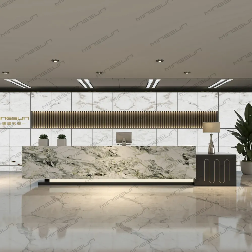 luxury-hotel-lobby-reception-area-with-marble-countertop-and-backlit-wall-design - MINGSUN luxury-hotel-lobby-reception-area-with-marble-countertop-and-backlit-wall-design - MINGSUN