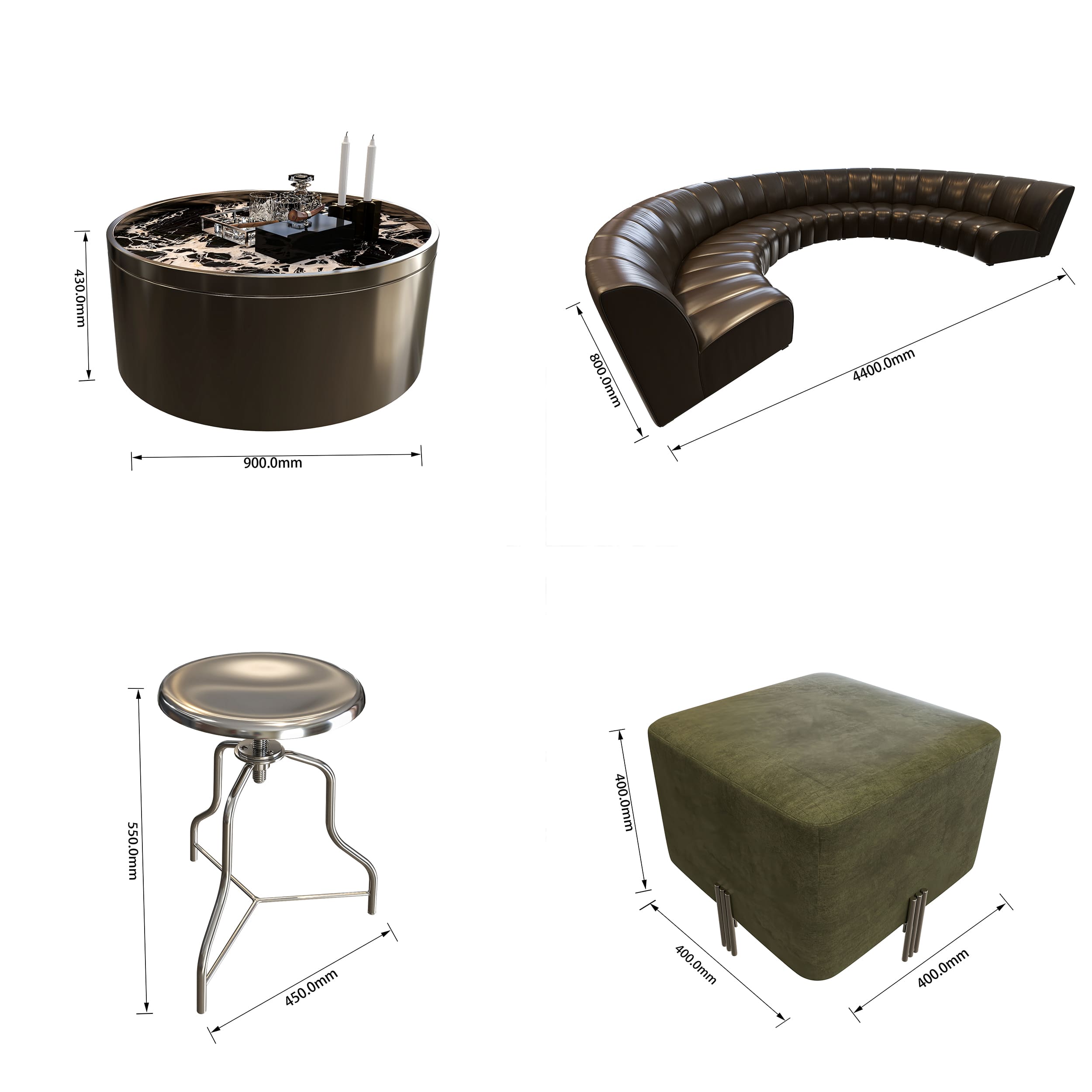 Luxury Hotel Lounge Furniture Set (1)