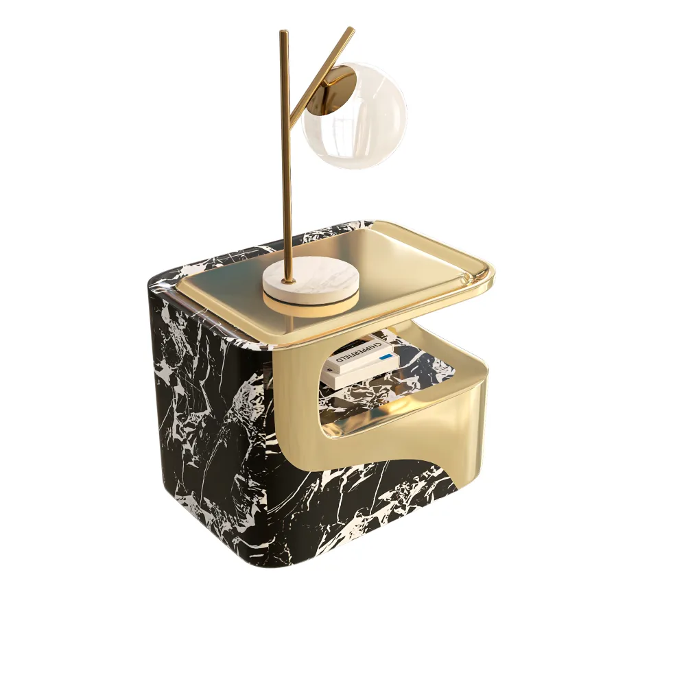 luxury-hotel-nightstand-with-black-marble-pattern-and-gold-accent-for-premium-room-design