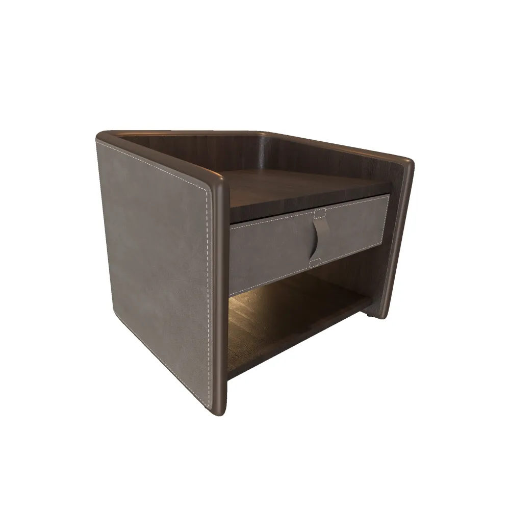 luxury-hotel-nightstand-with-leather-panel-and-ambient-under-shelf-lighting - MINGSUN
