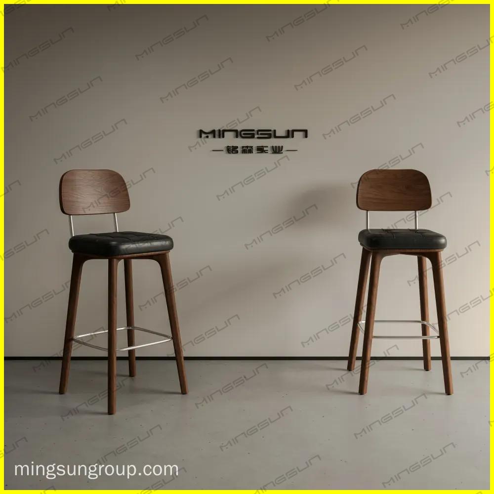 mingsun-custom-hospitality-seating-elegant-cafe-barstools - MINGSUN