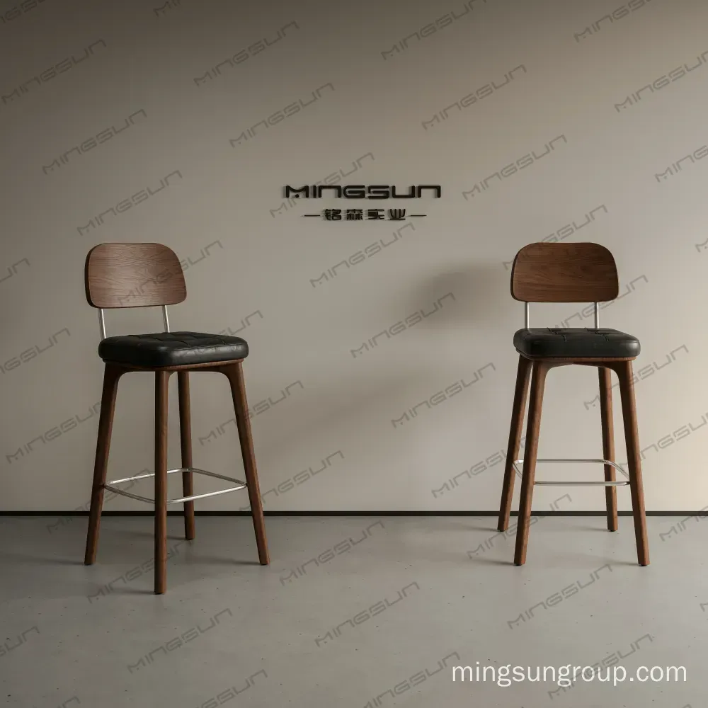 mingsun-custom-hospitality-seating-elegant-cafe-barstools - MINGSUN