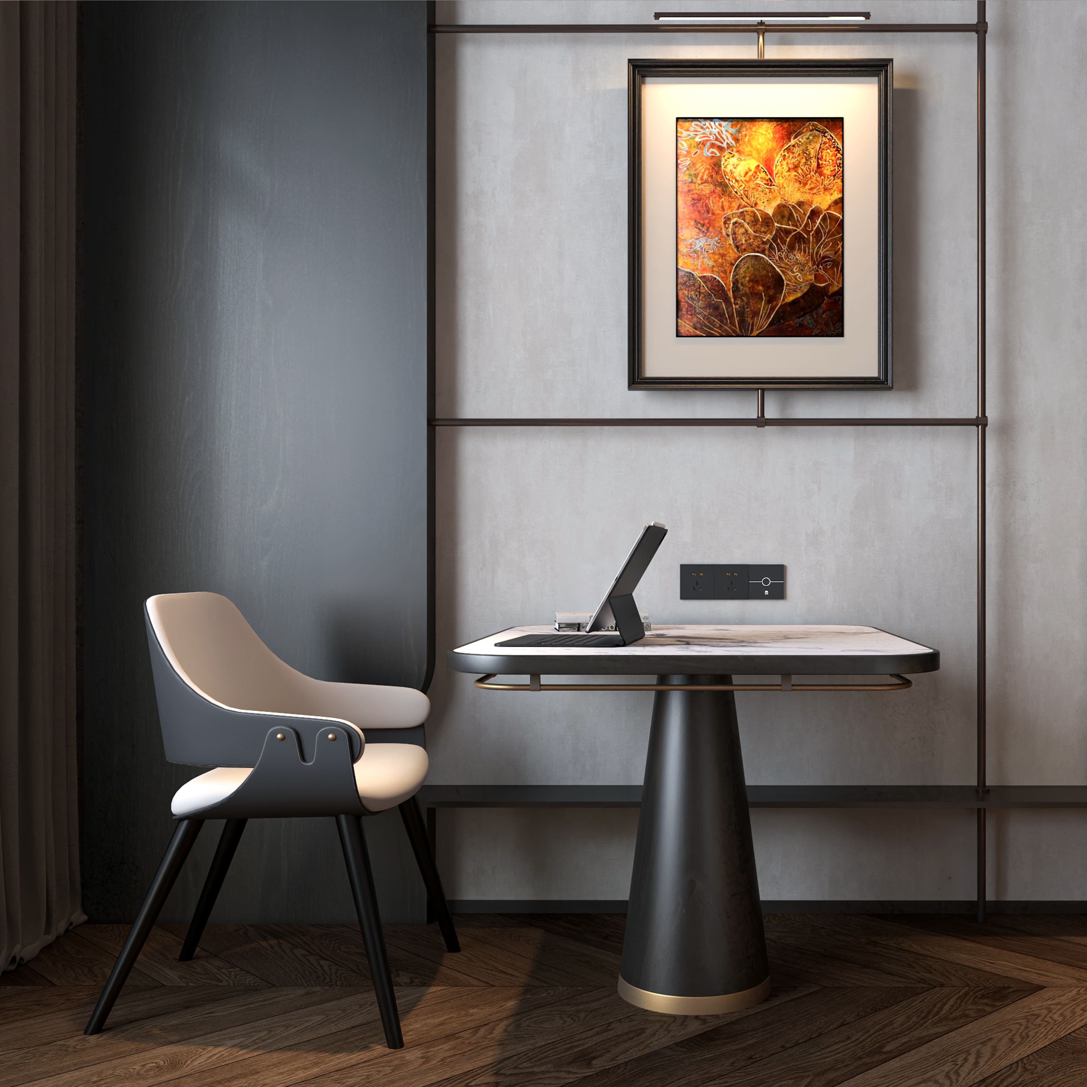 Mingsun Modern Luxury Hotel Room Furniture Series (4)