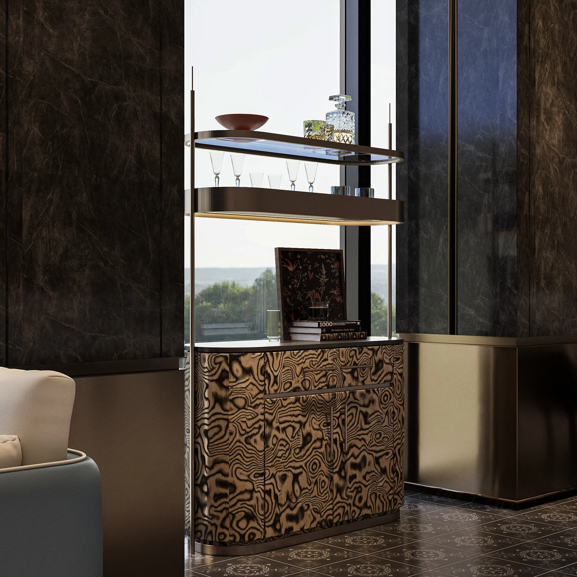 mini bar cabinet for sale - MINGSUN