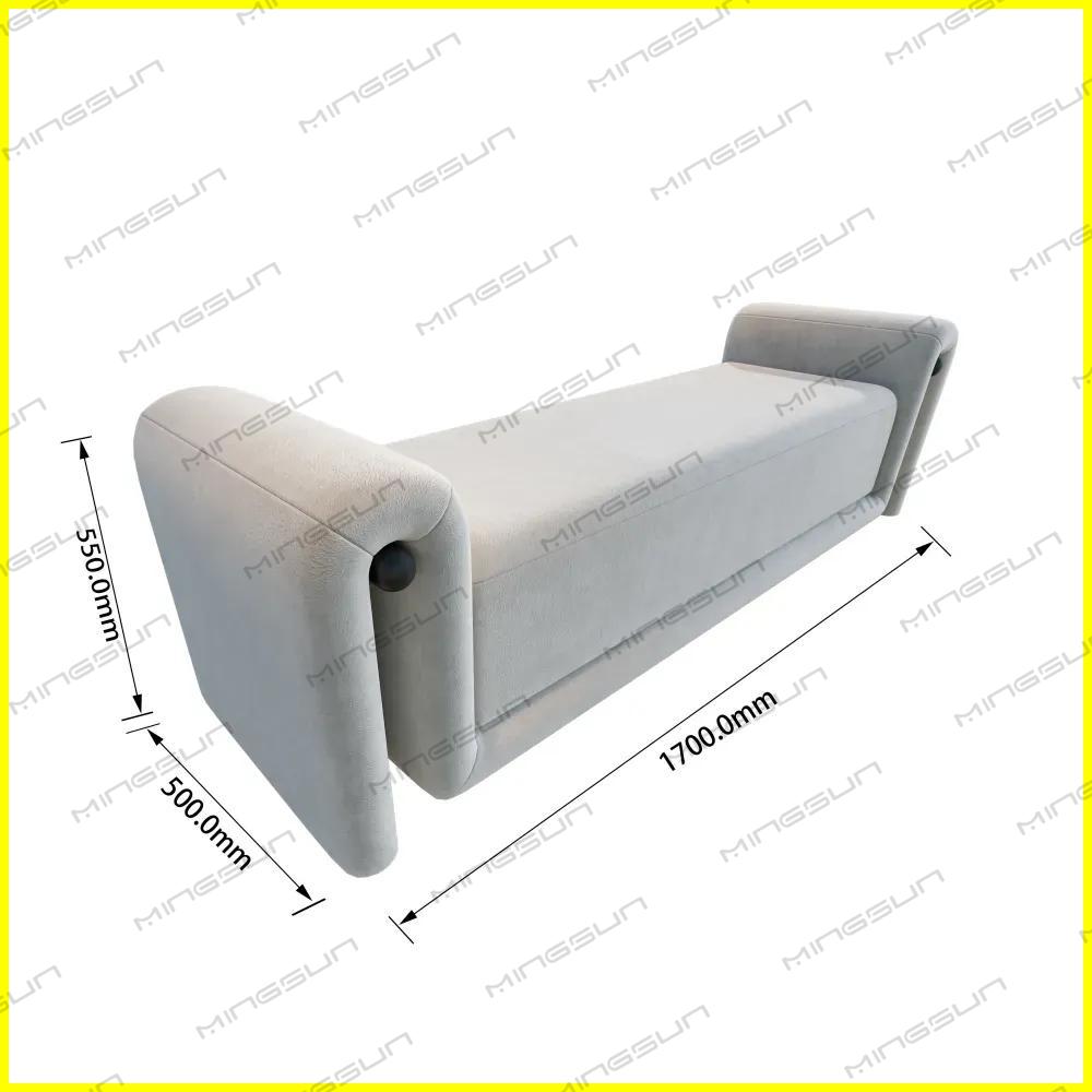modern-bench-dimensions-1700x500x550mm-commercial-specs - MINGSUN