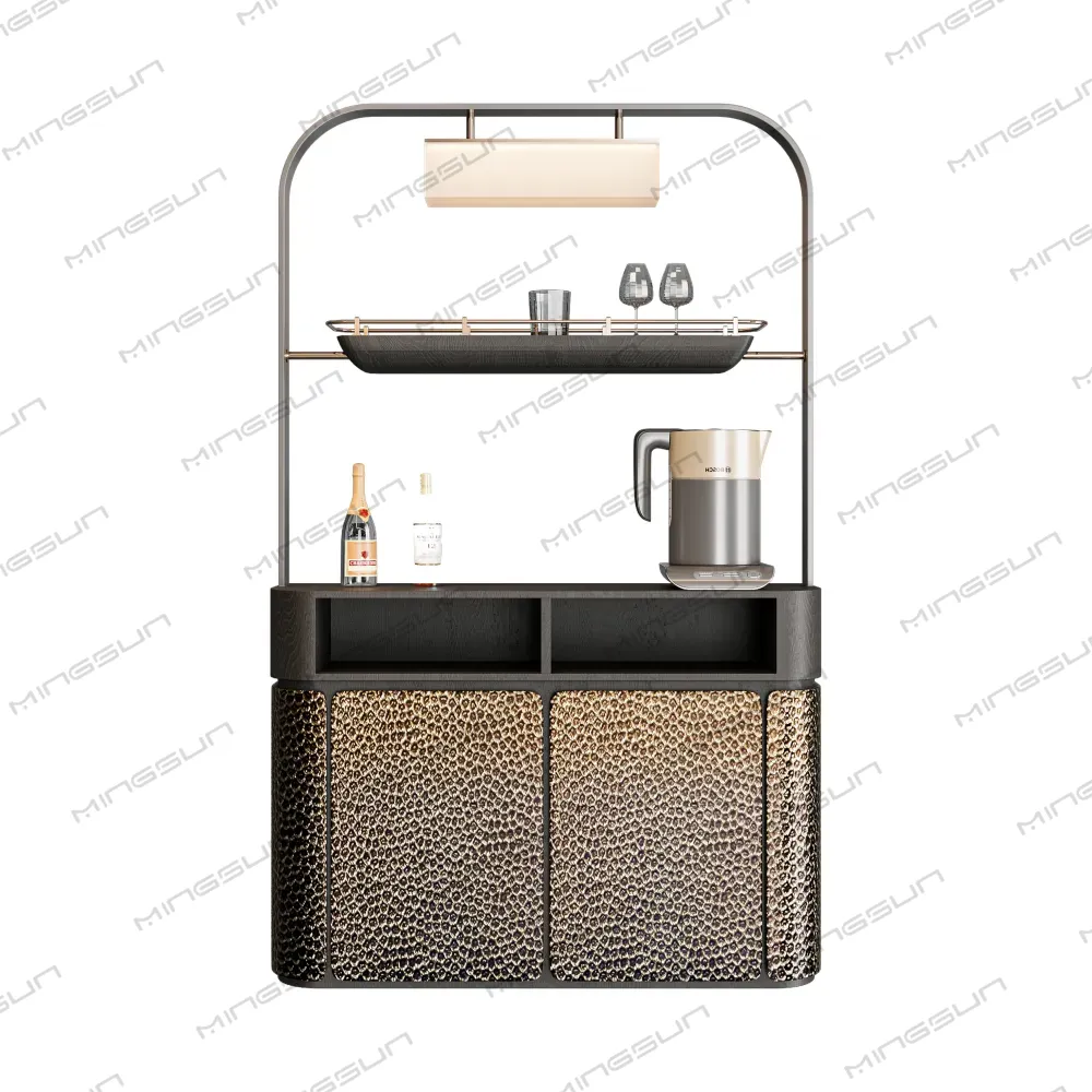 modern-commercial-bar-station-with-arched-frame-and-integrated-coffee-maker - MINGSUN